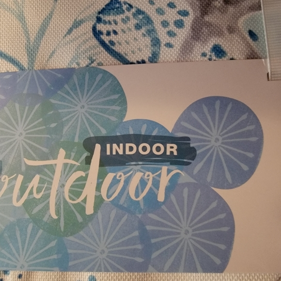 Sigrid Olsen Indoor Outdoor Seaside Easy Care Tablecloth 60x84 Oblong New - Picture 4 of 8